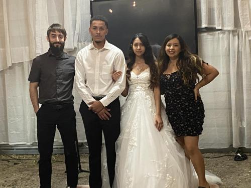 Christian and Amanda wedding photo